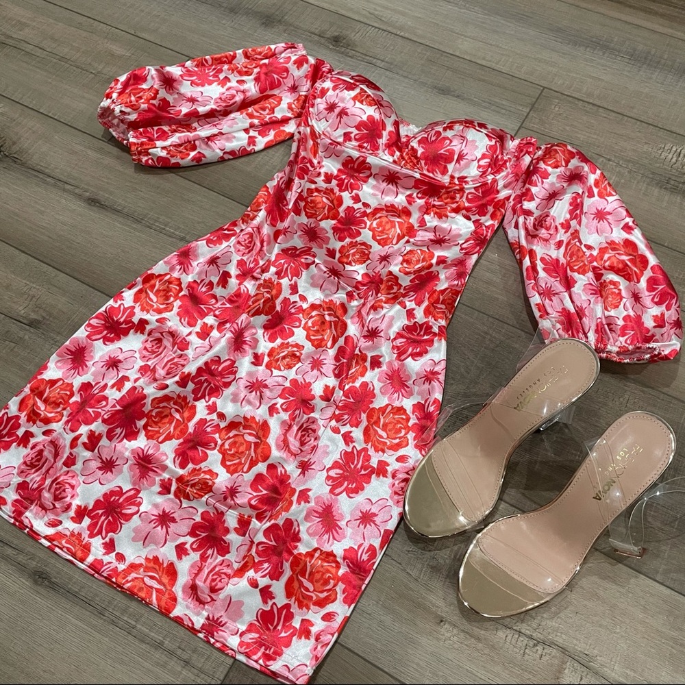 Floral mini dress